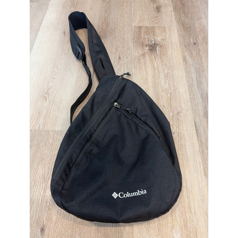 Columbia Sportswear Black Sling Bag Unisex Crossbody Backpack One Size OS